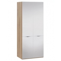 Шкаф для одежды Глосс (ТриЯ) с 2 зеркальными дверями Яблоня Беллуно